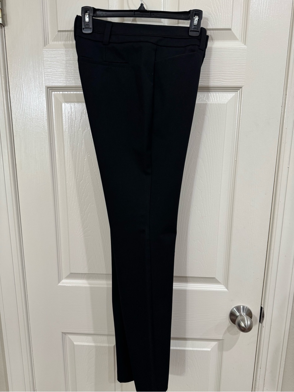 Classic Black Tailored Women's Dress Pants - Picture 3 of 7